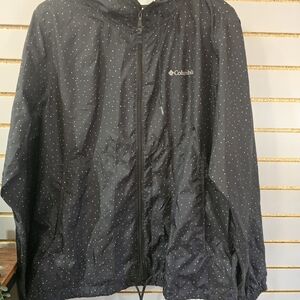 Columbia Black Polka Dot Jacket